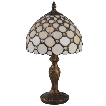 ئۈستەل چىرىغى ، تىفانى ئۇسلۇبى داغلانغان ئەينەك ھەسەل ھەرىسى ...