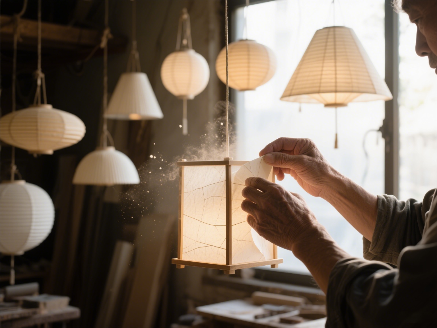 Categories of Paper Lamp Shades: Understanding rice paper lamps and its maintenance