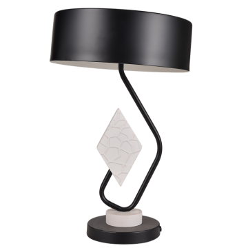 Настольная лямпа, карыстальніцкая сучасная мастацкая чорна-белая геаметрычная...