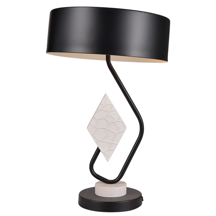 Настольная лямпа, карыстальніцкая сучасная мастацкая чорна-белая геаметрычная...