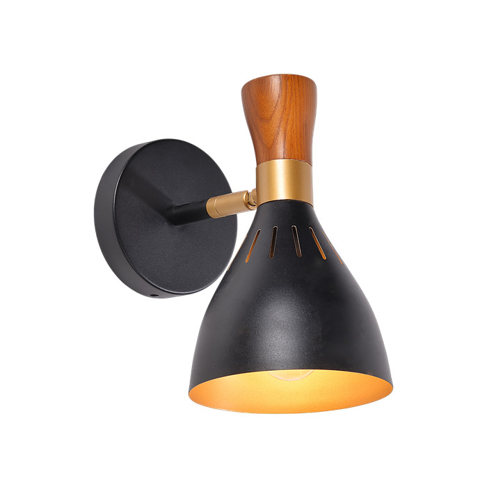 Nordic Flair Wooden Cone Sconce