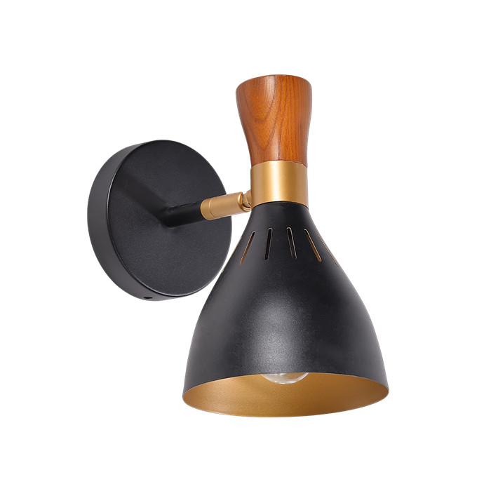 Nordic Flair Wooden Cone Sconce