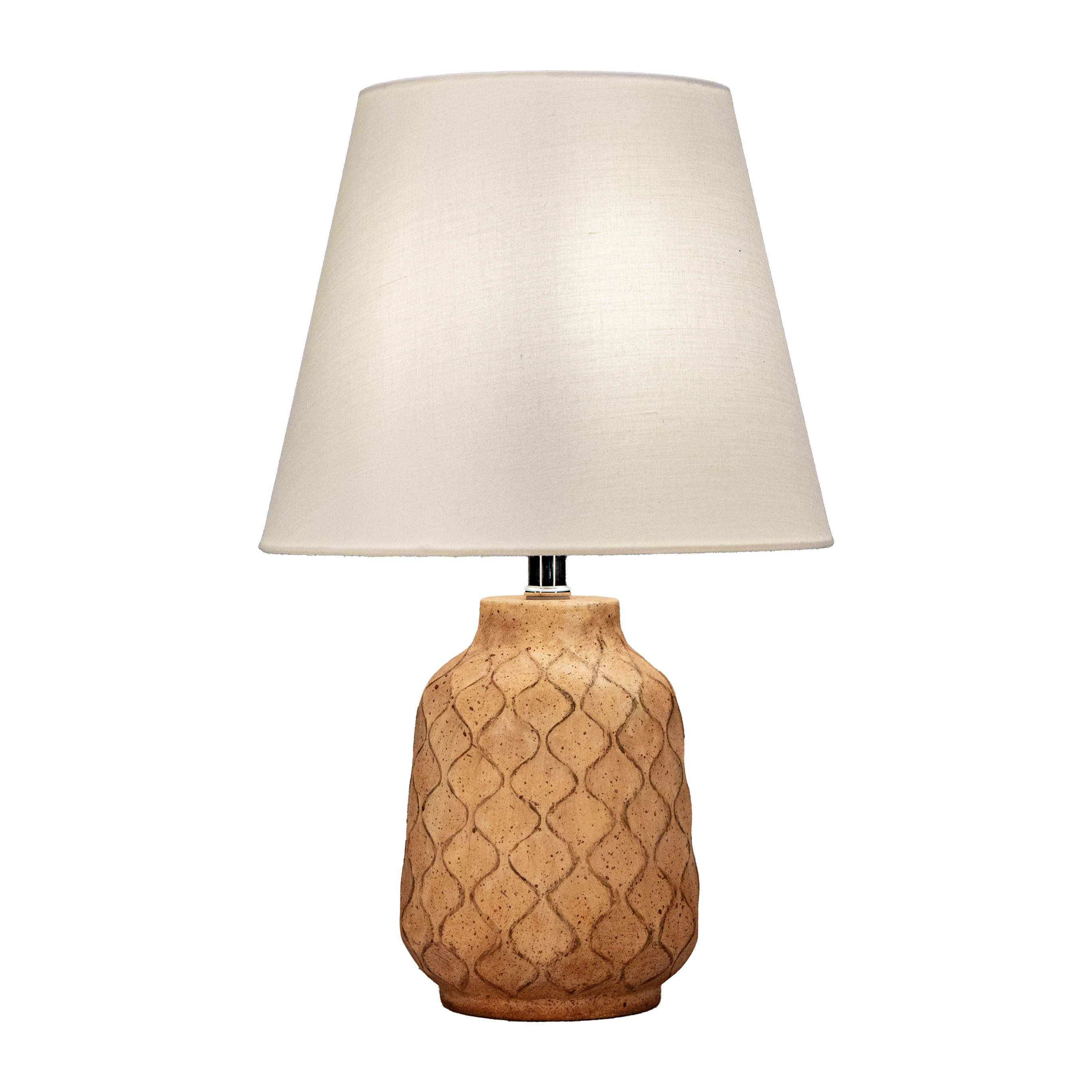 Modern Table Light with Textured Ceramic