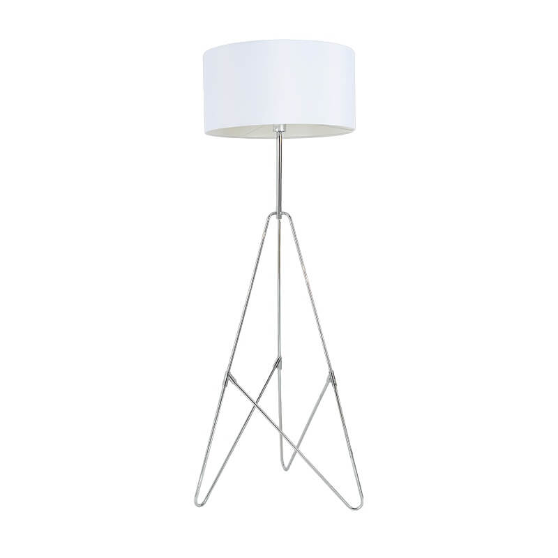 metal fabric floor lamp