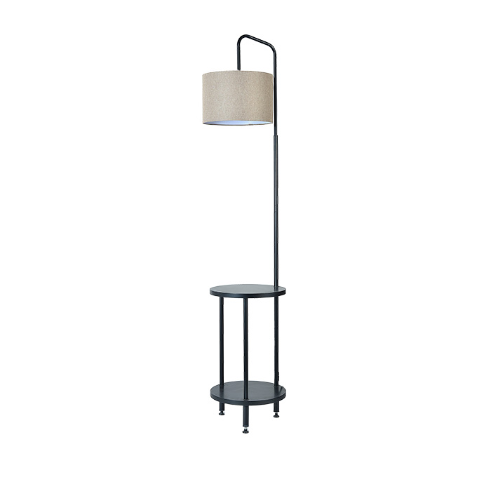 Modern Floor Lamp with Orbit Shelves