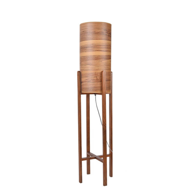 wood floor lamp