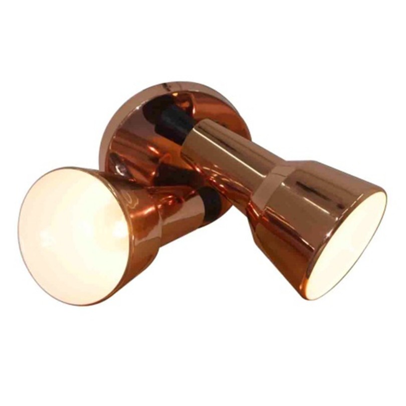LED wall Champagne Gold lamp metal lampshade