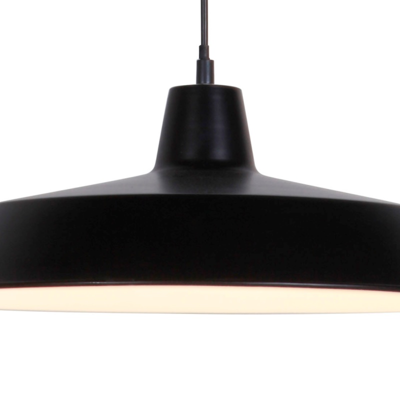 Pure Metal Lighting Fixtures, Black Metal Pendant Lamp Sh...