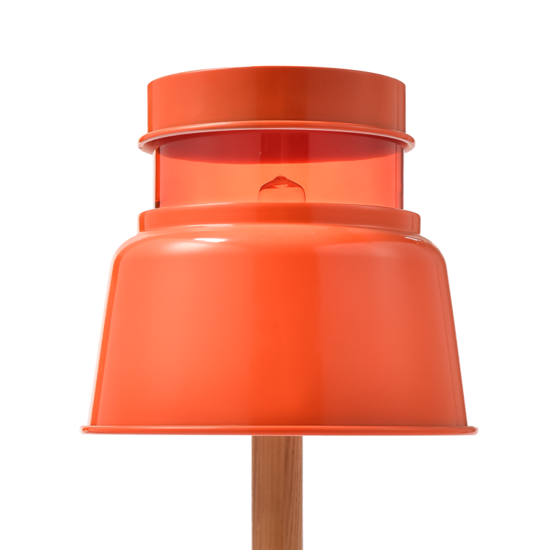 Red metal lampshade with wooden lamp post desk lamp (1).png