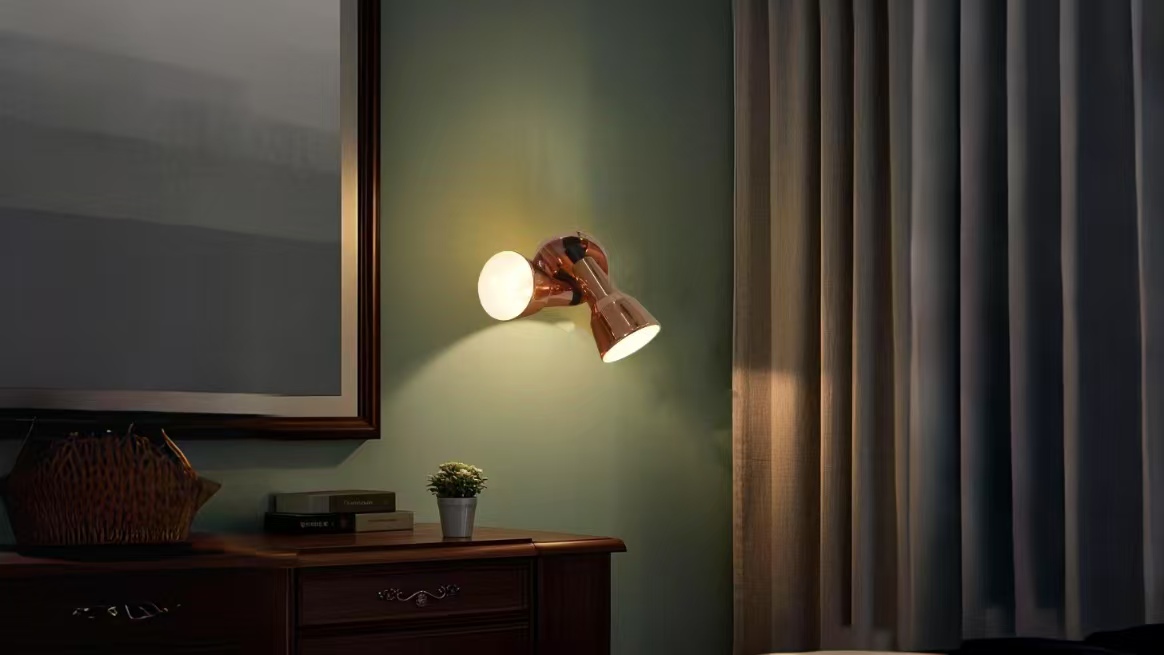 LED wall Champagne Gold lamp metal lampshade (3).jpg