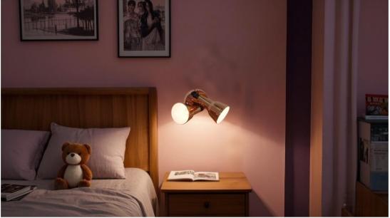LED wall Champagne Gold lamp metal lampshade (4).jpg