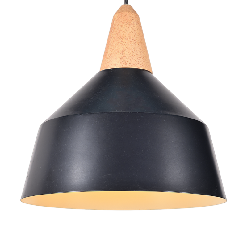 Metal lampshade, minimalist design, country style