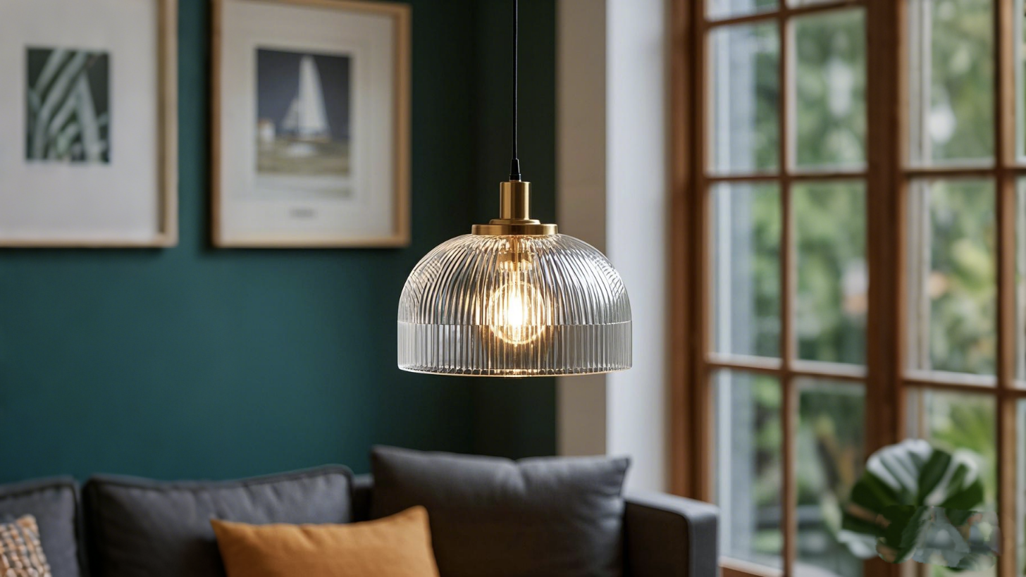 Transparent stripe patterned glass lampshade (1).png