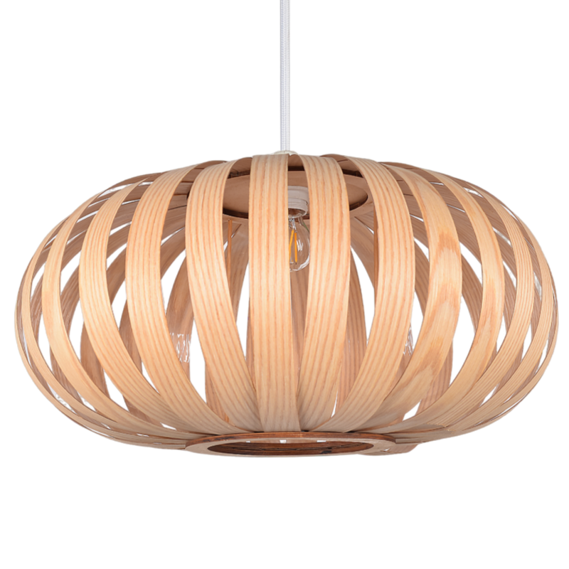 Weaving bamboo lampshade, E26 light bulbs