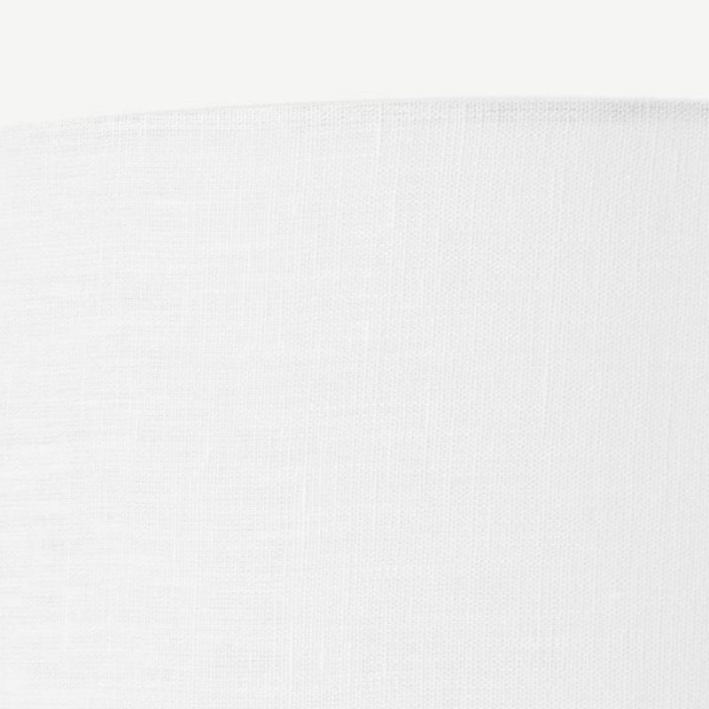 White Sackcloth lampshade