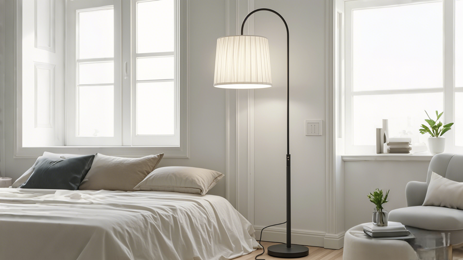 White Sackcloth lampshade, natural linen, drum shaped lampshade (1).png