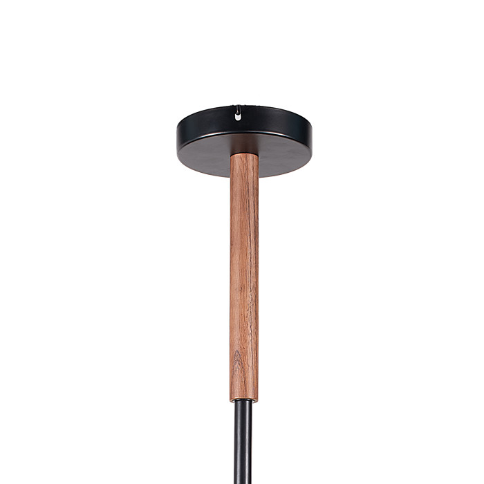 Pendant Lamp with Conical Black shade