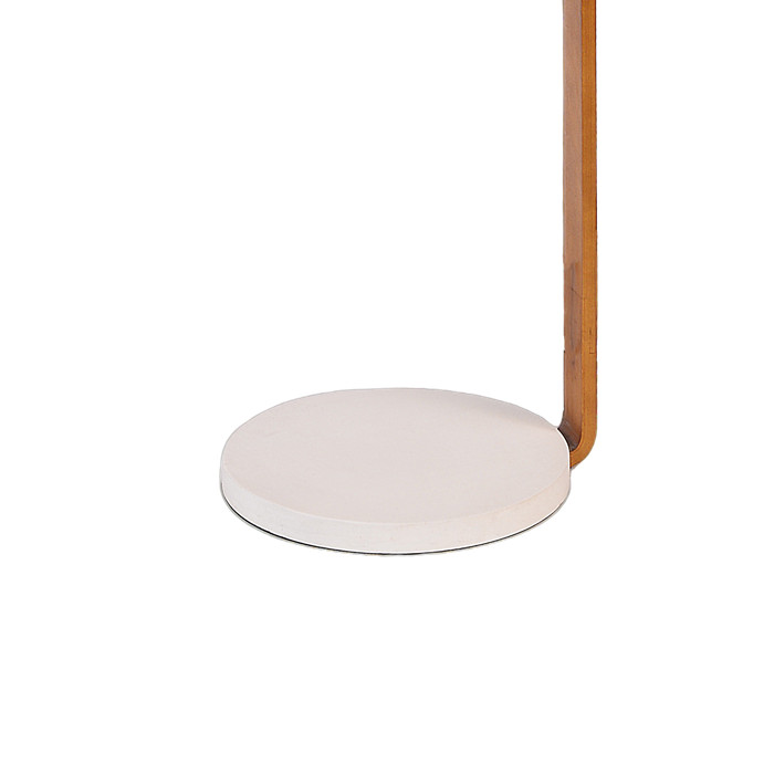 Floor Lamp With White lampshade
