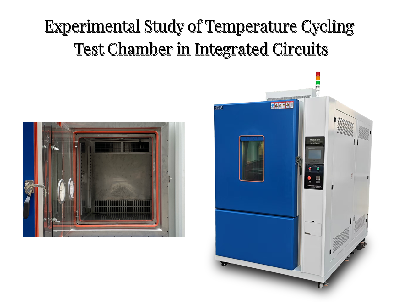 Étude expérimentale d'une chambre d'essai de cyclage thermique pour circuits intégrés