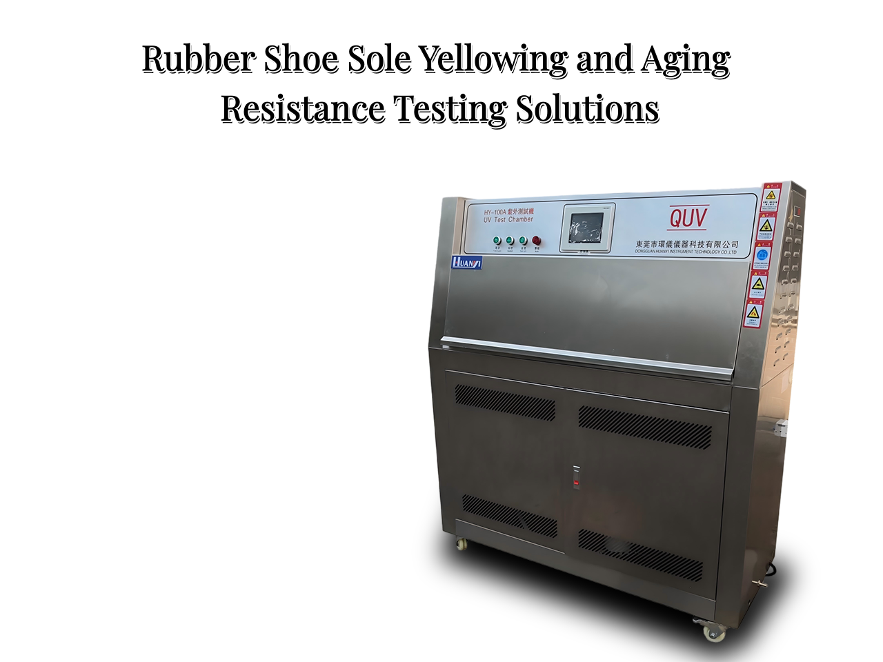 Rubber Shoe Sole Yellowing and Aging Resistance Testing Solutions