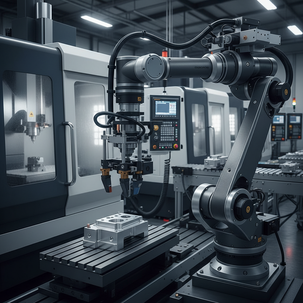 Cnc Robot Arm For Machine Tending