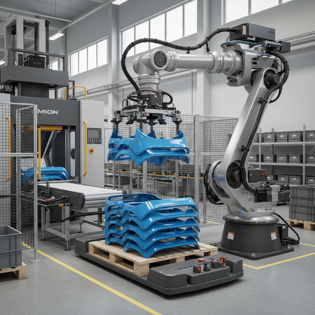 Articulated Arm Robot For Plastic Unloading