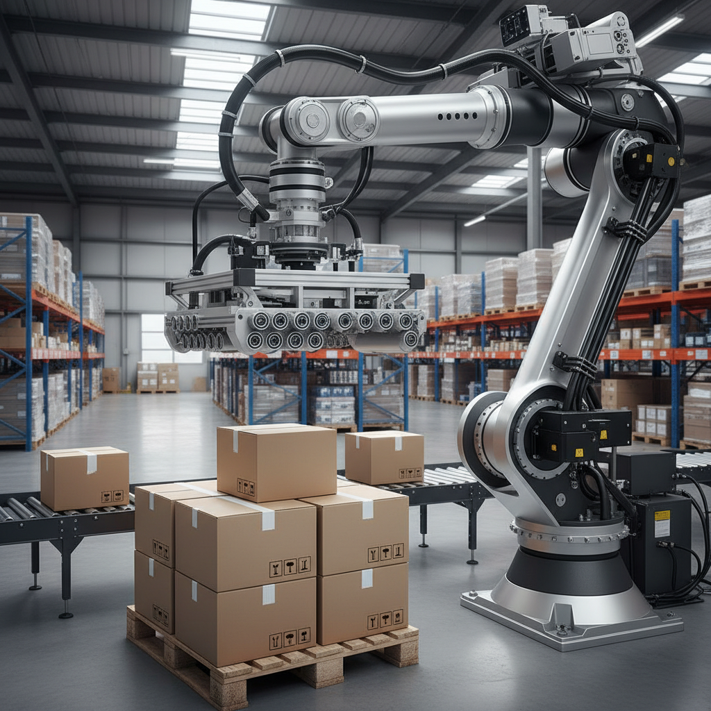 Multi Axis Arm For Palletizing Goods