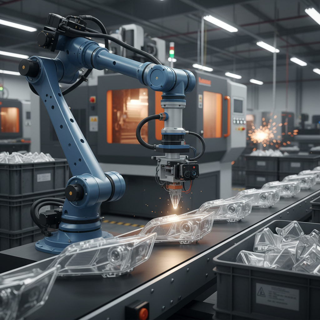 Injection Moulding Robotic Arm For Product Inspection