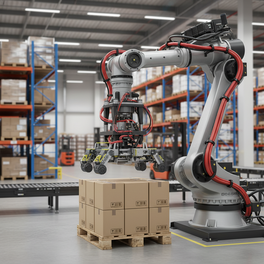 Robot Axis For Palletizing Goods