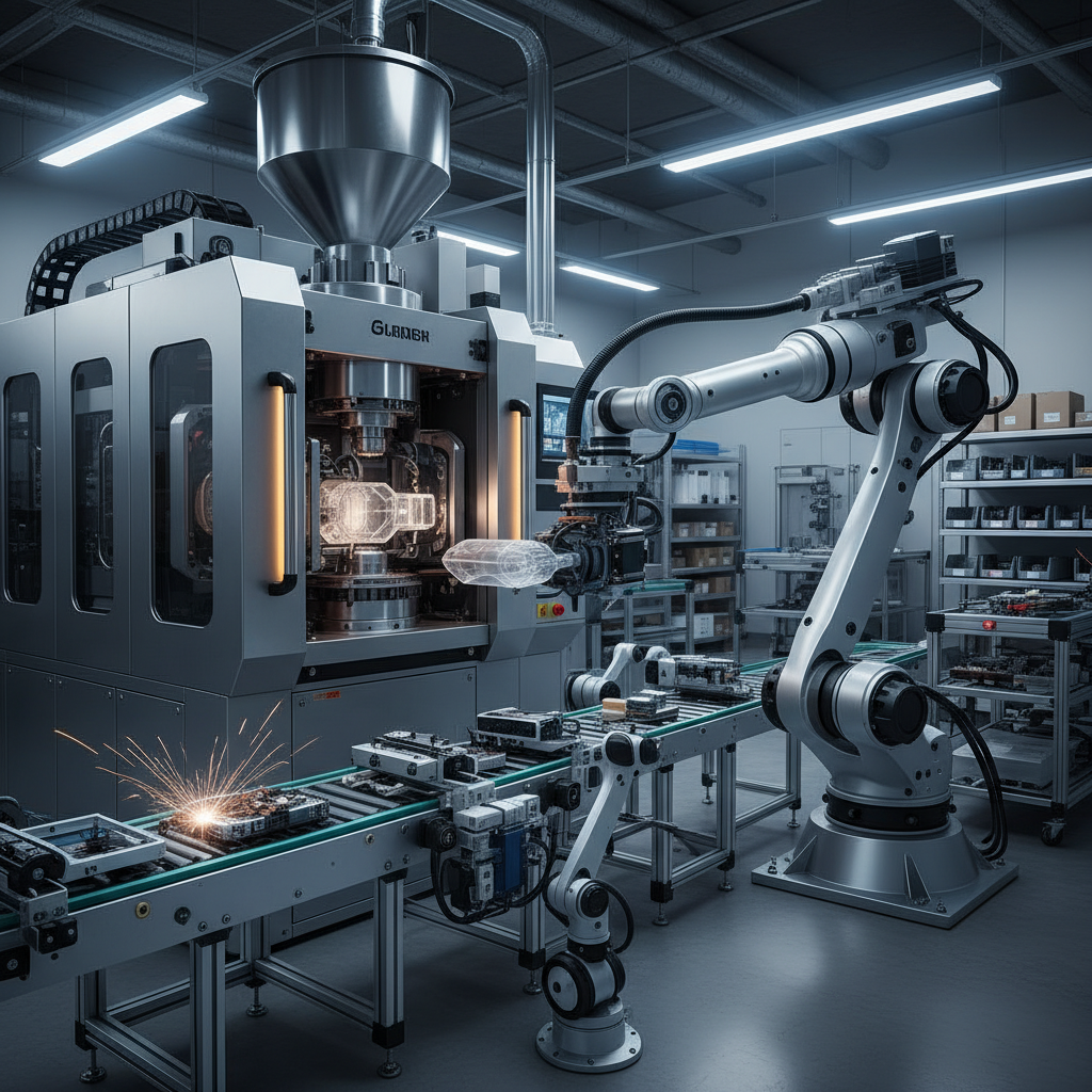 Injection Machine Robot For Parts Assembly