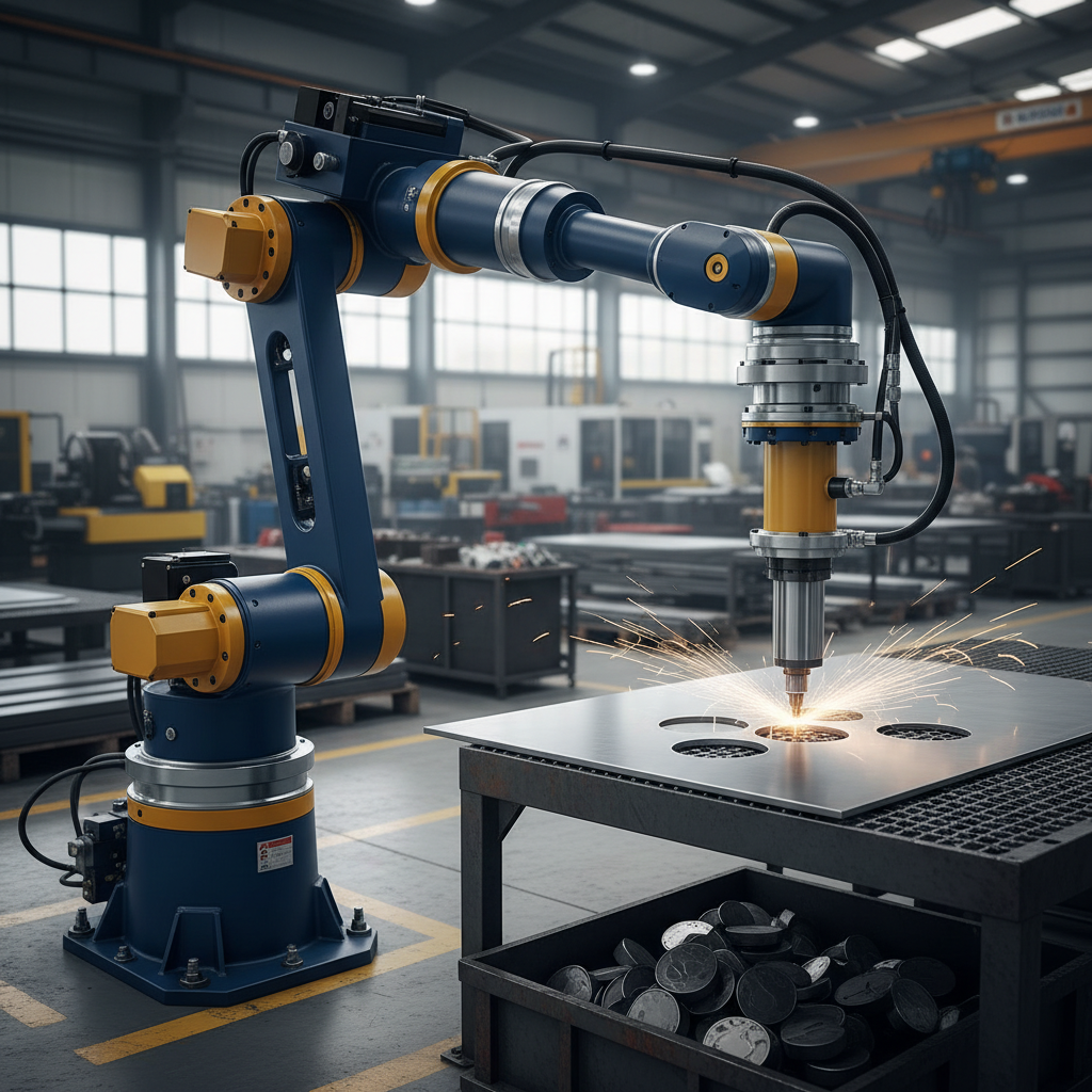 Double Axis Robot Arm For Metal Punching