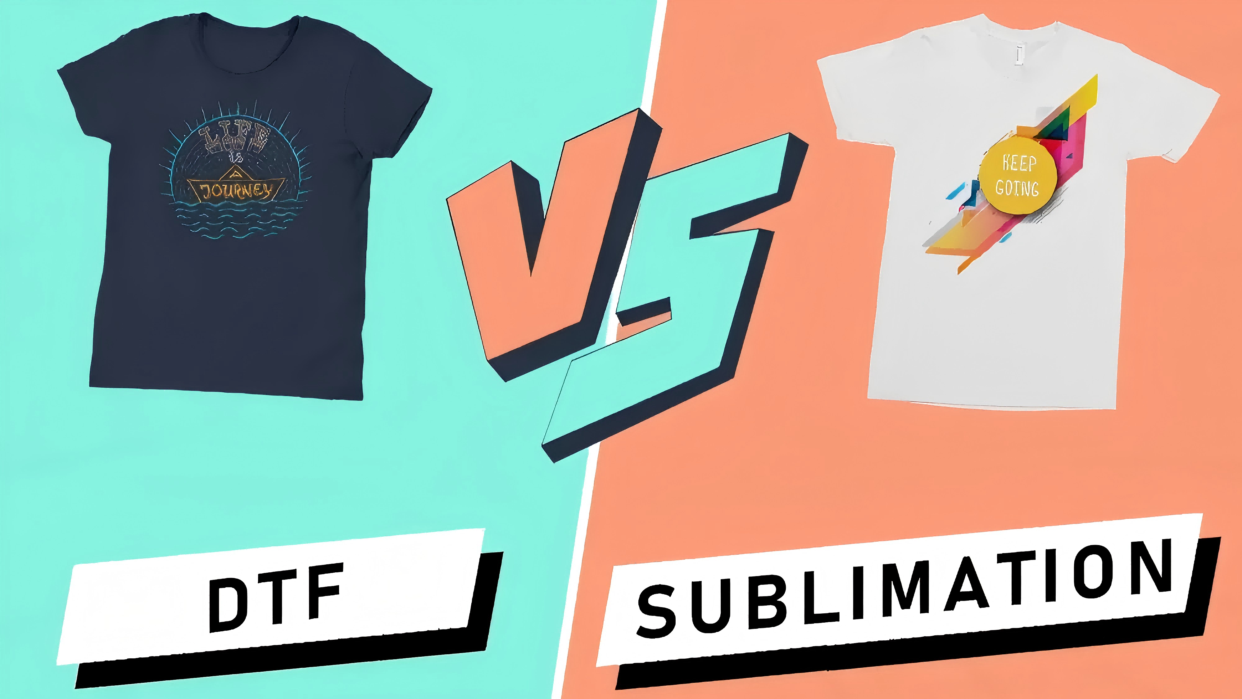 DTF ទល់នឹង Sublimation៖ ដំណោះស្រាយបោះពុម្ពមួយណាដែលសាកសមនឹងអាជីវកម្មរបស់អ្នក?