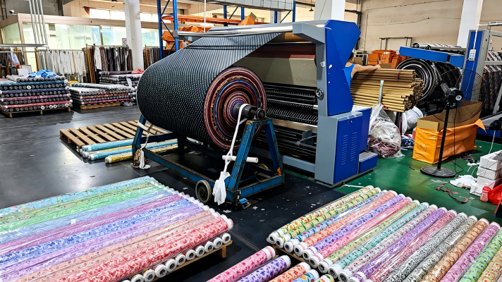Mä clienten fabricapar visittʼaña; soluciones de impresión digital ukaxa mä imprenta textil orientada a exportación ukataki