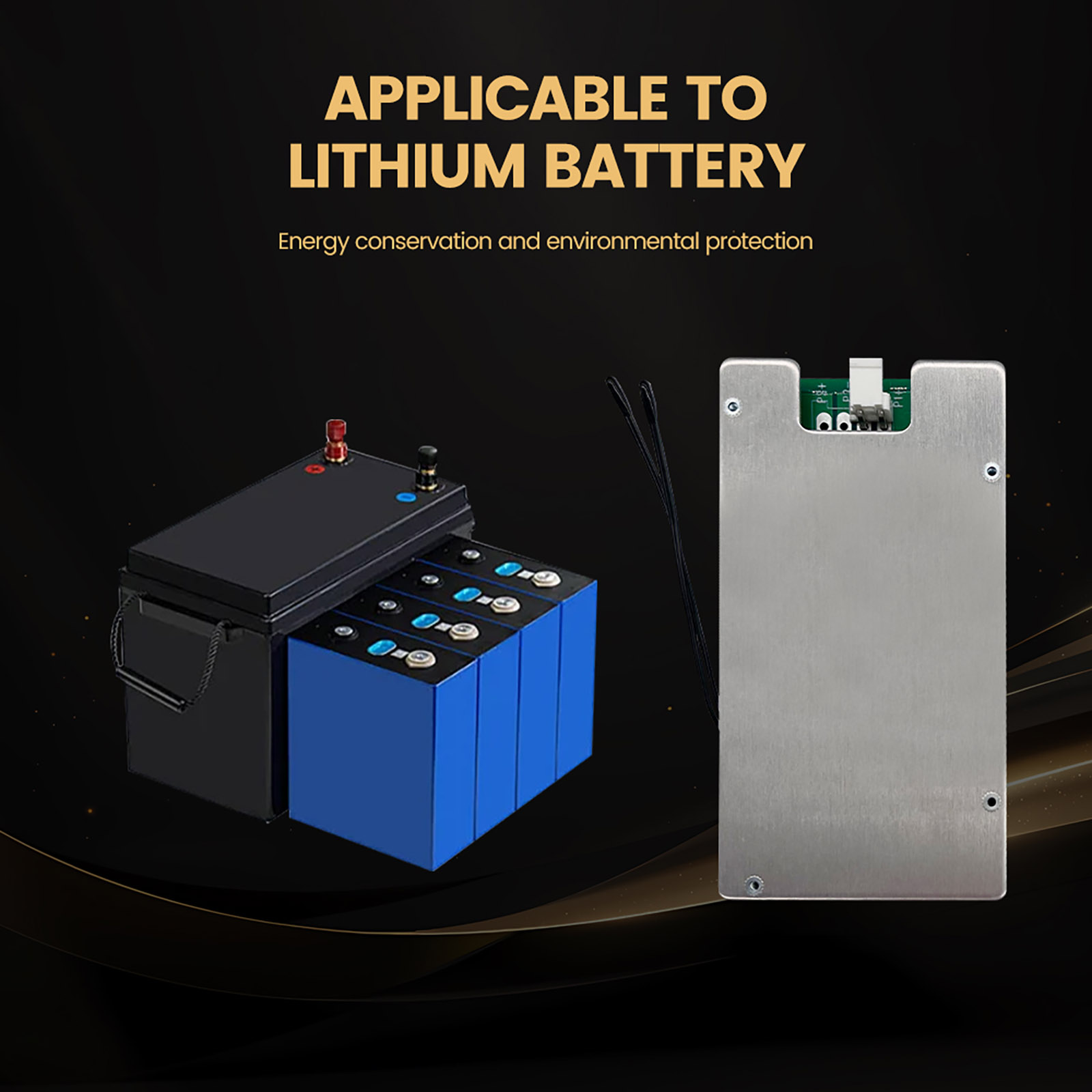 Car Starting Jumper BMS For Electric Vehicles with 10A 12V 24V 500A for Lifepo4 Li-Ion Cells (7)