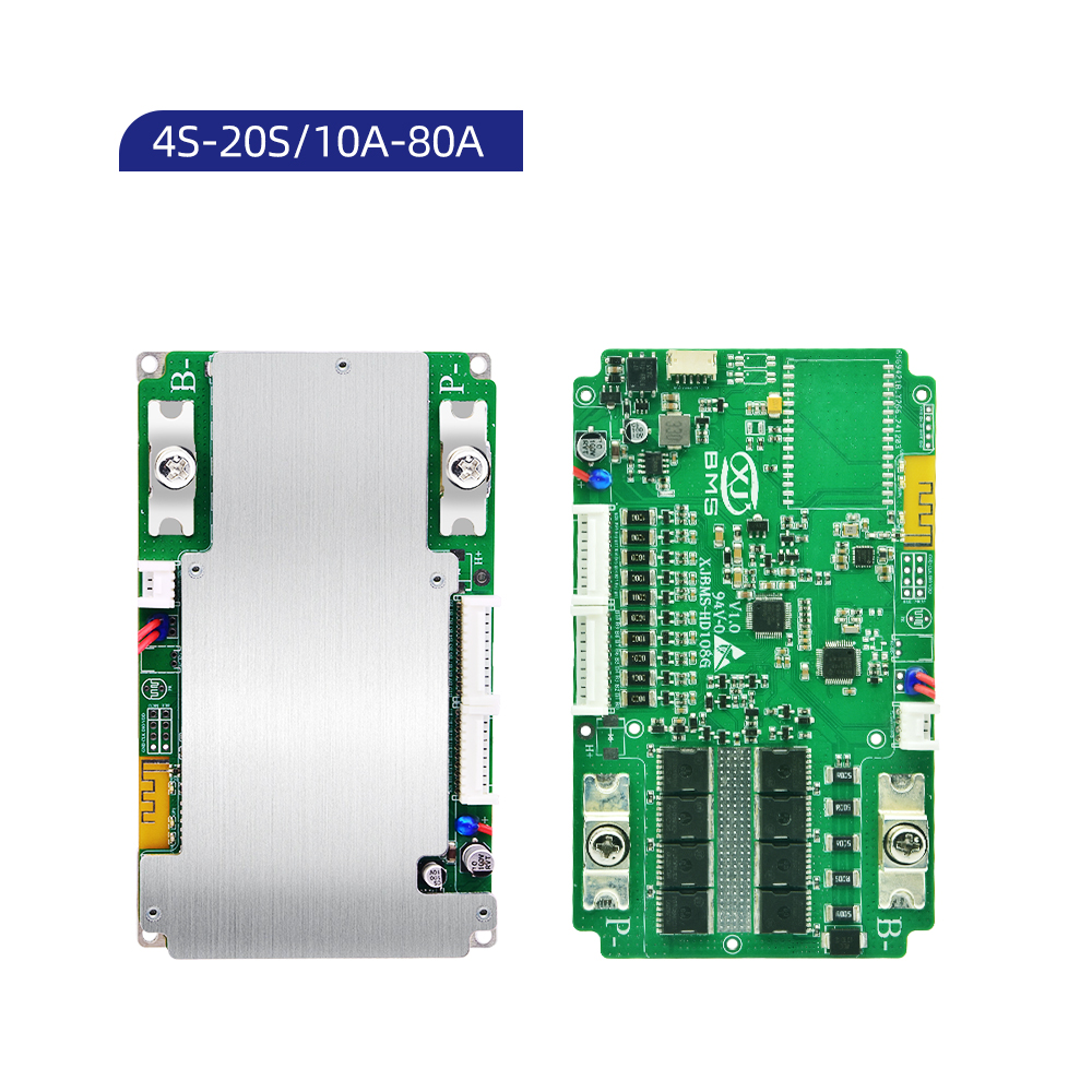 XJBMS-HD108G smart BMS suitable for 4-20S 10-80A NMC/LFP/SIB battery packs