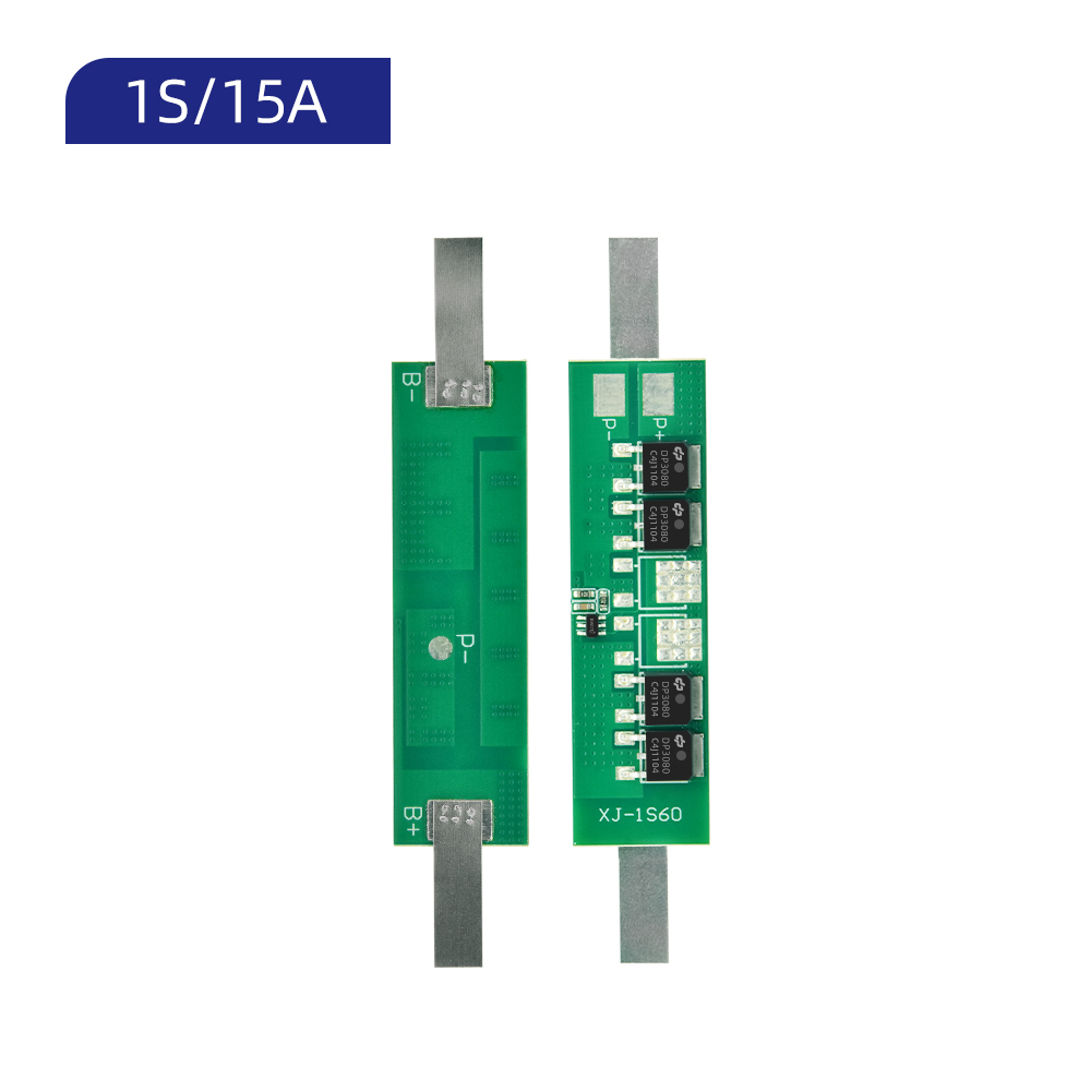XJ-1S 60 1S 3.7V/ 3.2V 15A BMS for small home appliance Li-ion 18650 battery packs