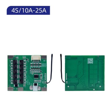 XJ-D432 BMS 4S 12V 10A~25A LFP NMC Lithium Battery with Balance NTC Temperature Sensors