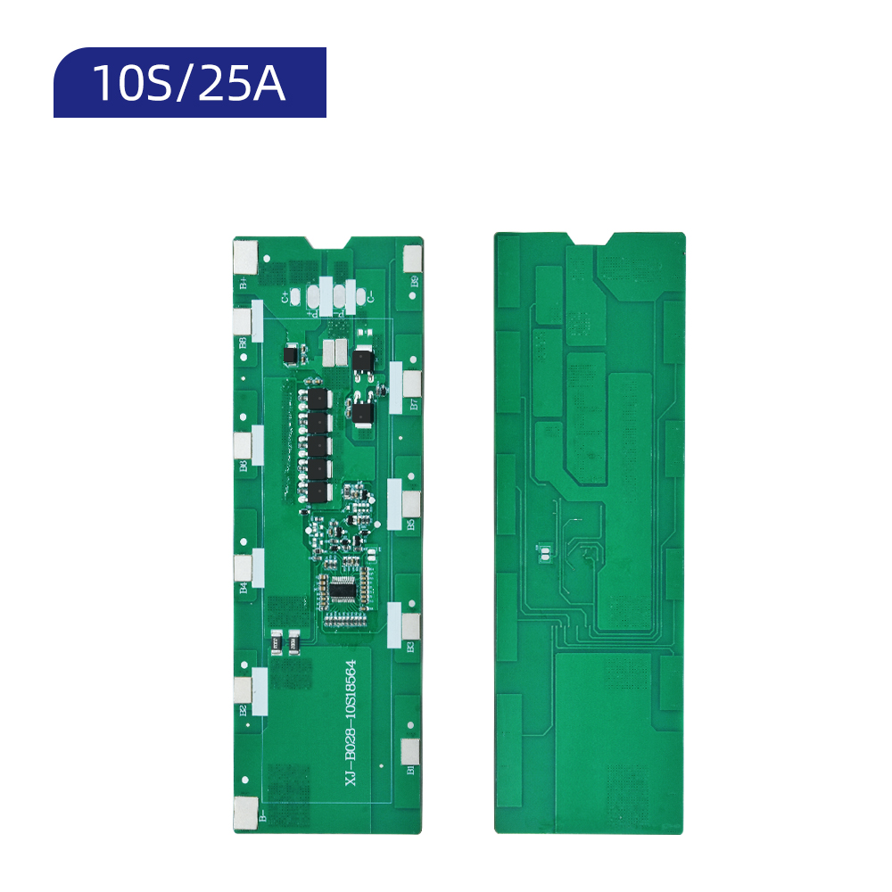 XJ-B028V1 BMS 10S 42V 25A Split Port for E-bike Scooter LifePO4 NMC Lithium