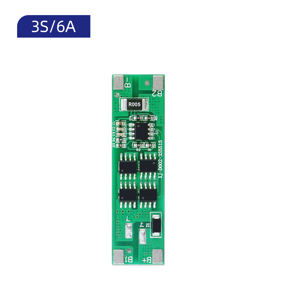 XJ-D002 3S 12V 6A BMS for LifePO4 NMC Lithium Battery