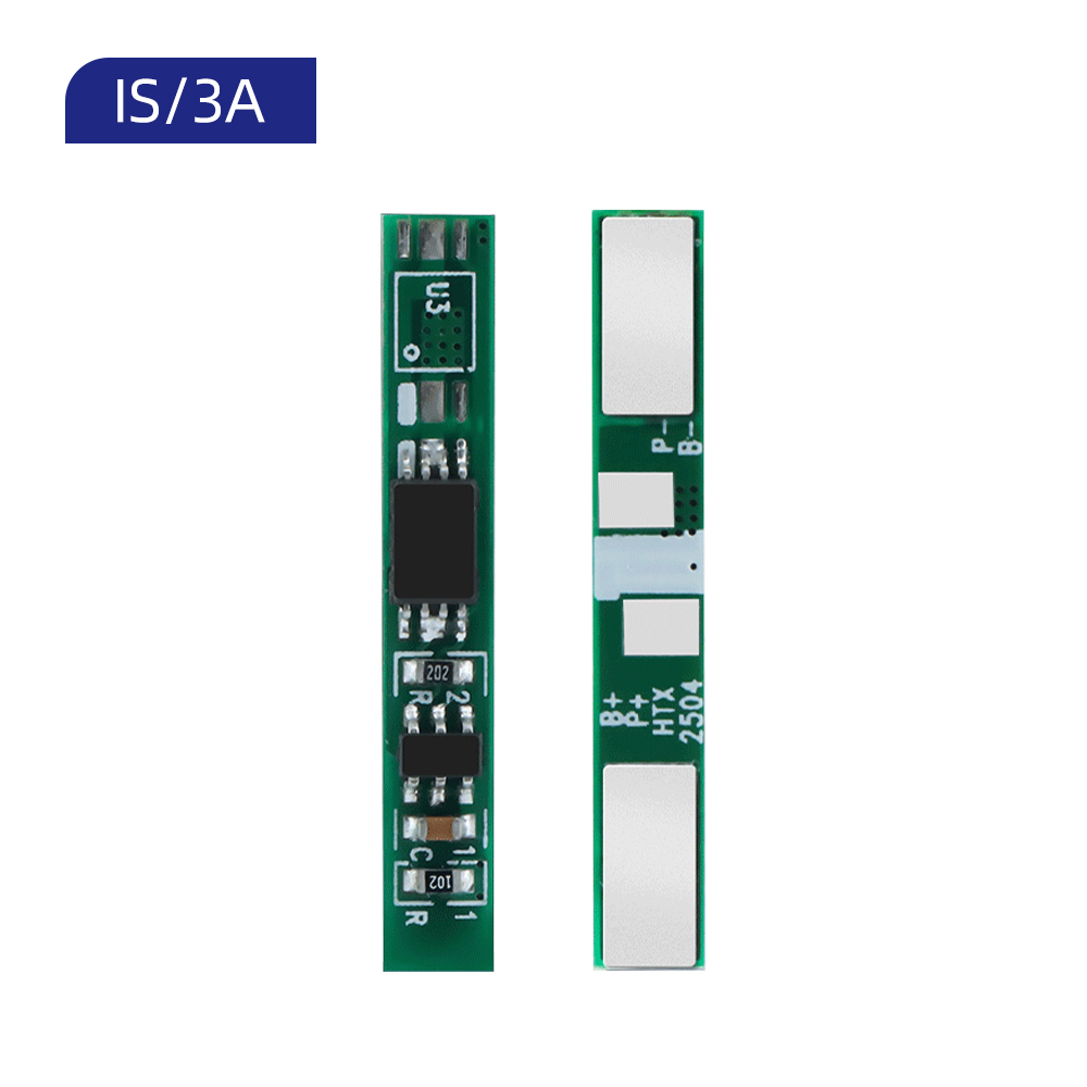XJ-HTX-2504 1S 3.7V/ 3.2V 1.5A/3A BMS for small home appliance Li-ion 18650 battery packs