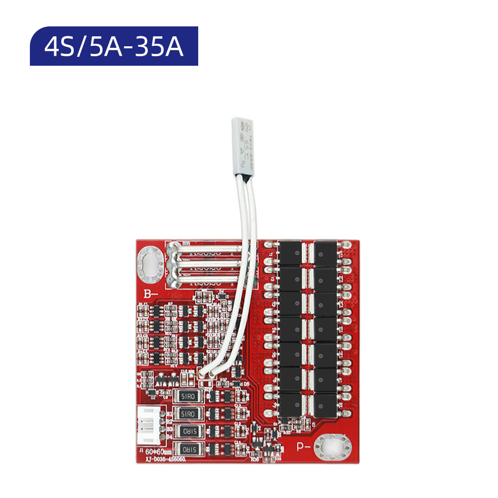 XJ-D035 4S 12V 35A 30A 25A 20A 15A 10A Balance BMS Battery Management System