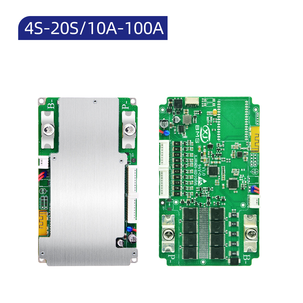 XJBMS-HD108G smart BMS suitable for 4-20S 10-100A NMC/LFP/SIB battery packs