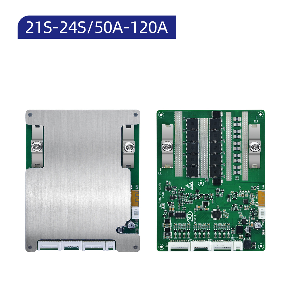 XJ BMS 21S~24S 50A~120A Bluetooth RS485 Port for LifePO4 NMC Sodium Li-ion Battery