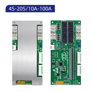 XJ 106B 4S~20S 10A~100A Bluetooth BMS for LifePO4 LFP NMC Sodium Battery