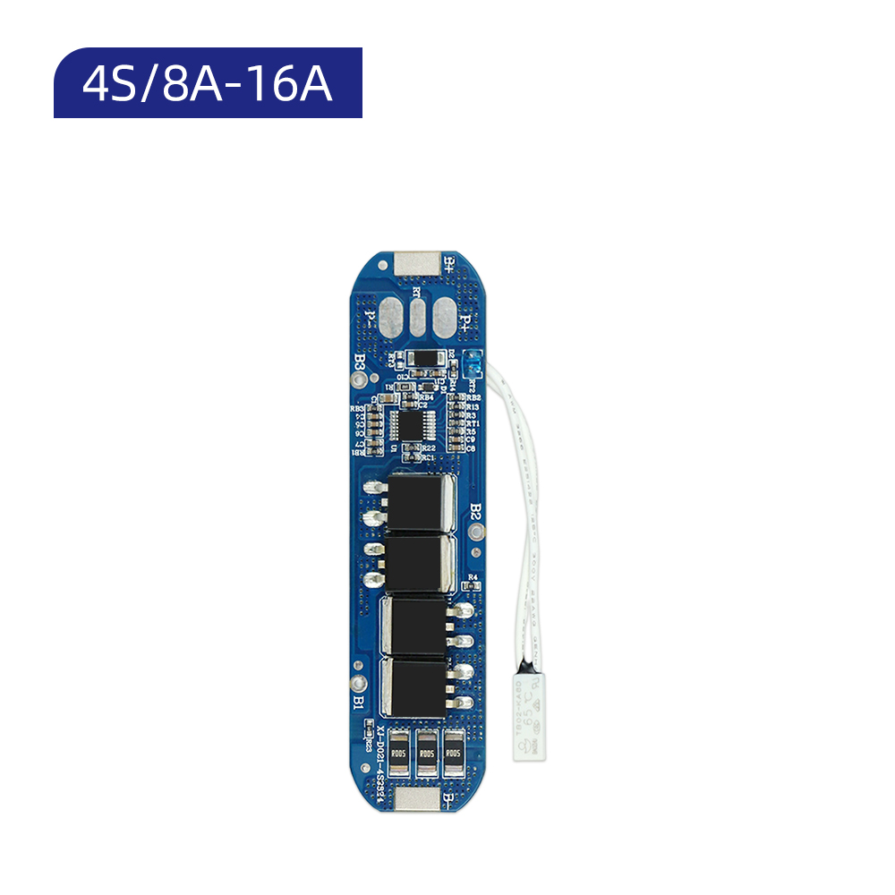 XJ-D021 4S 14.6V 8A/16A BMS Common Port Charge & Discharge 10A Short-circuit Protection Temp Sensors