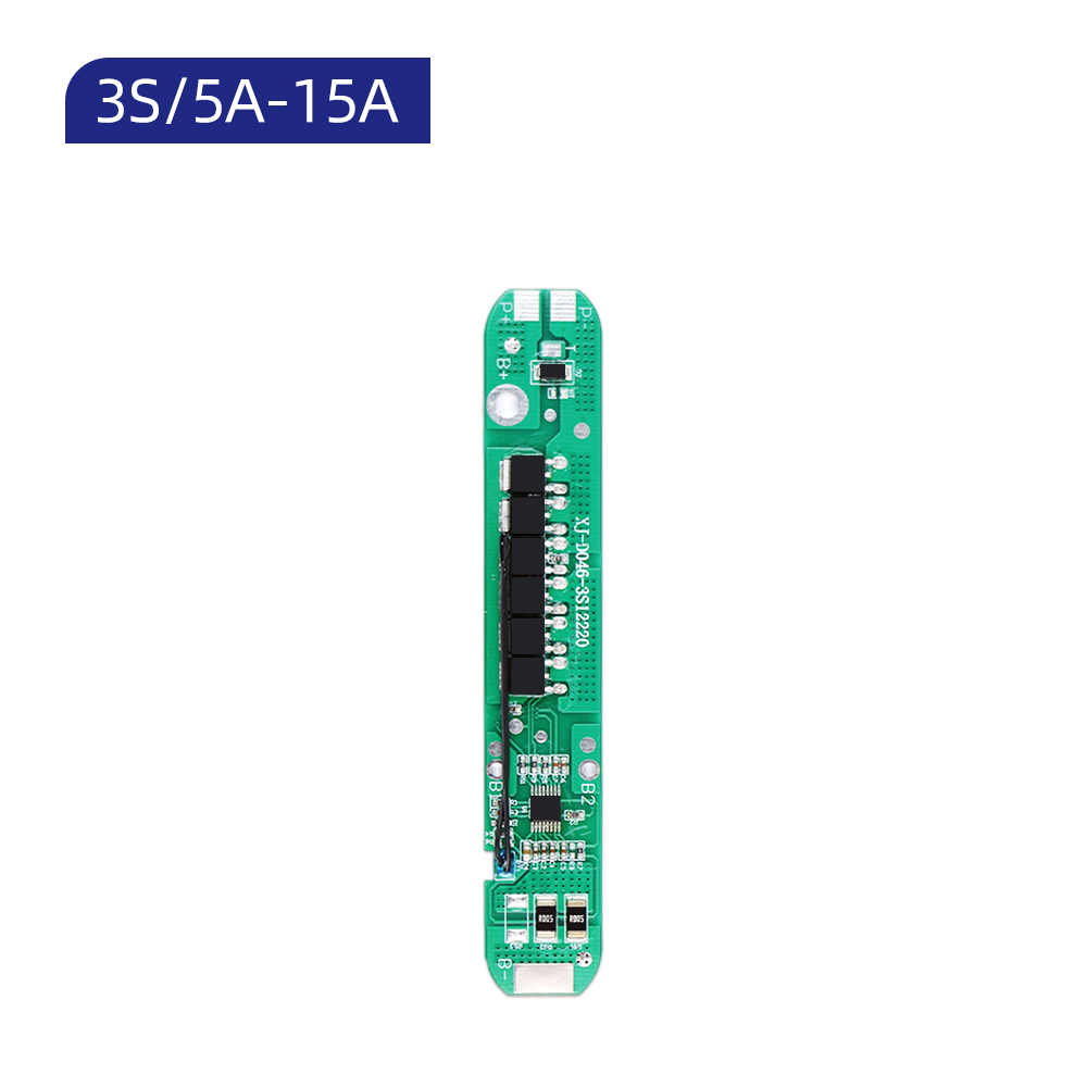 XJ-D046 3S 5A/10A/15A BMS with Temperature Protection