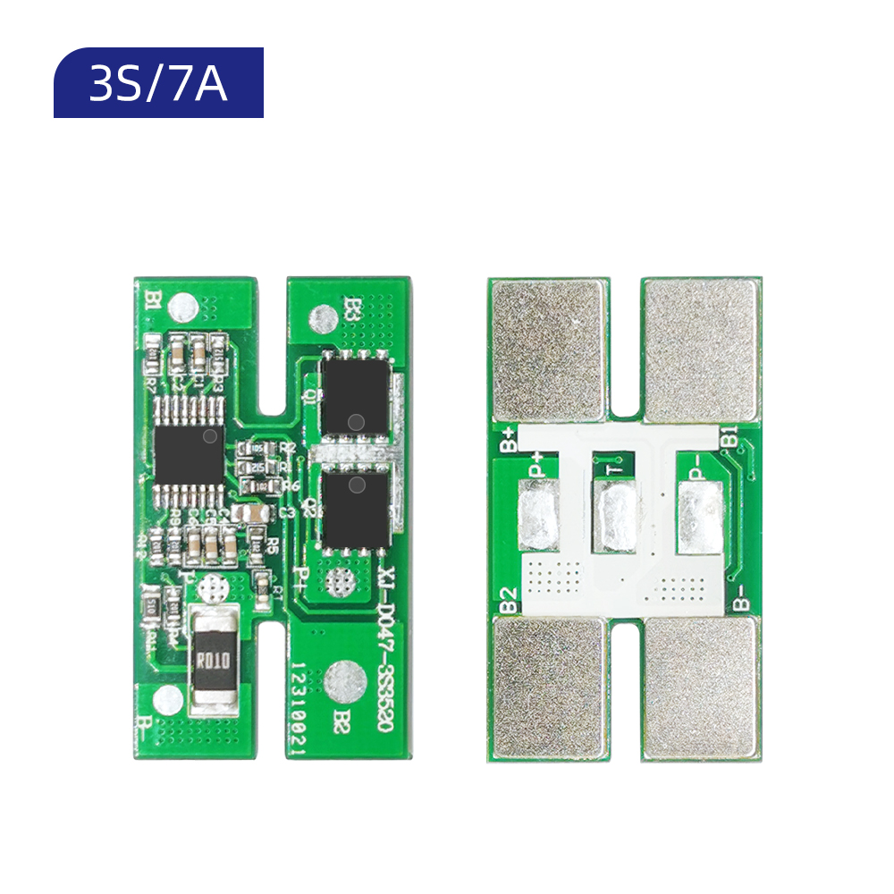 XJ-D047 3S 12.6V 3A/7A NTC BMS Common Port for Rechargeable Lithium Battery