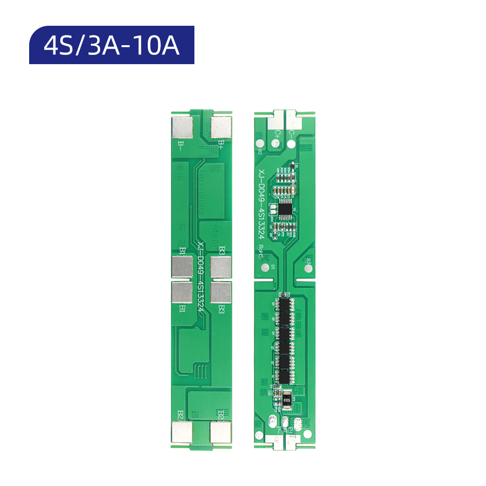 XJ-D049 4S 12V 10A BMS Seperate Port Charge 3A Discharge 10A LifePO4 BMS