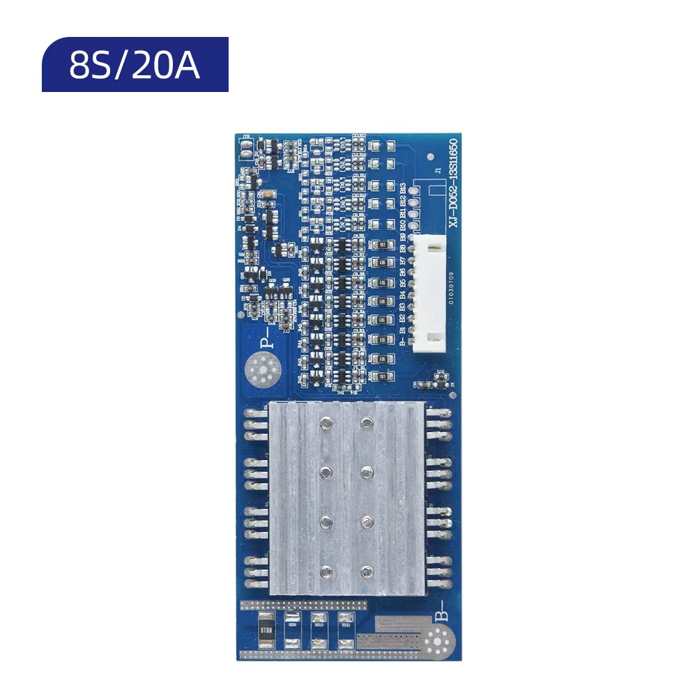 XJ-D052 8S 20A BMS Dengeleme Fonksiyonu, LifePO4 NMC Lityum İyon Pil için