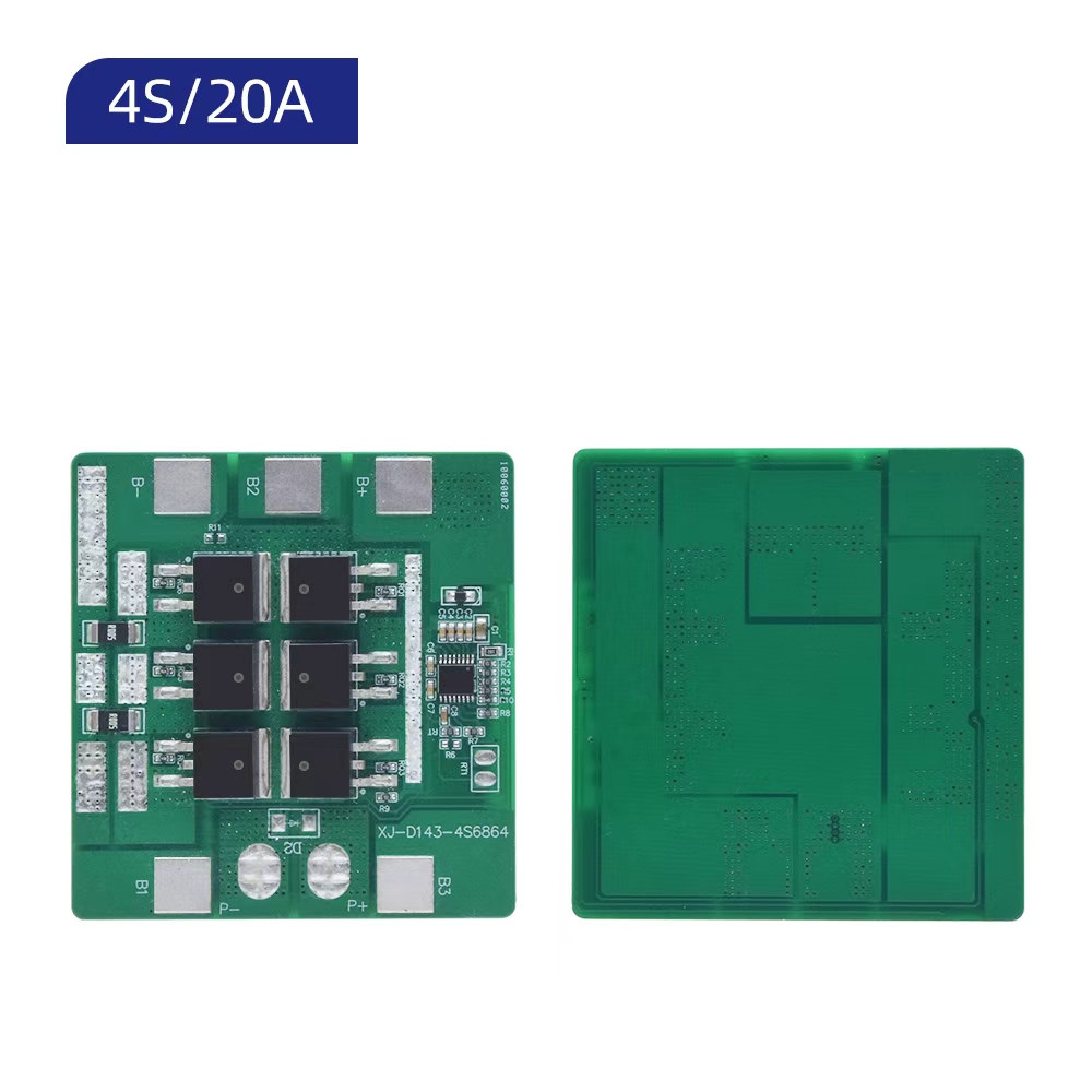 XJ-D143 4S 12V 20A BMS LifePO4 NMC Li-ion Batte...